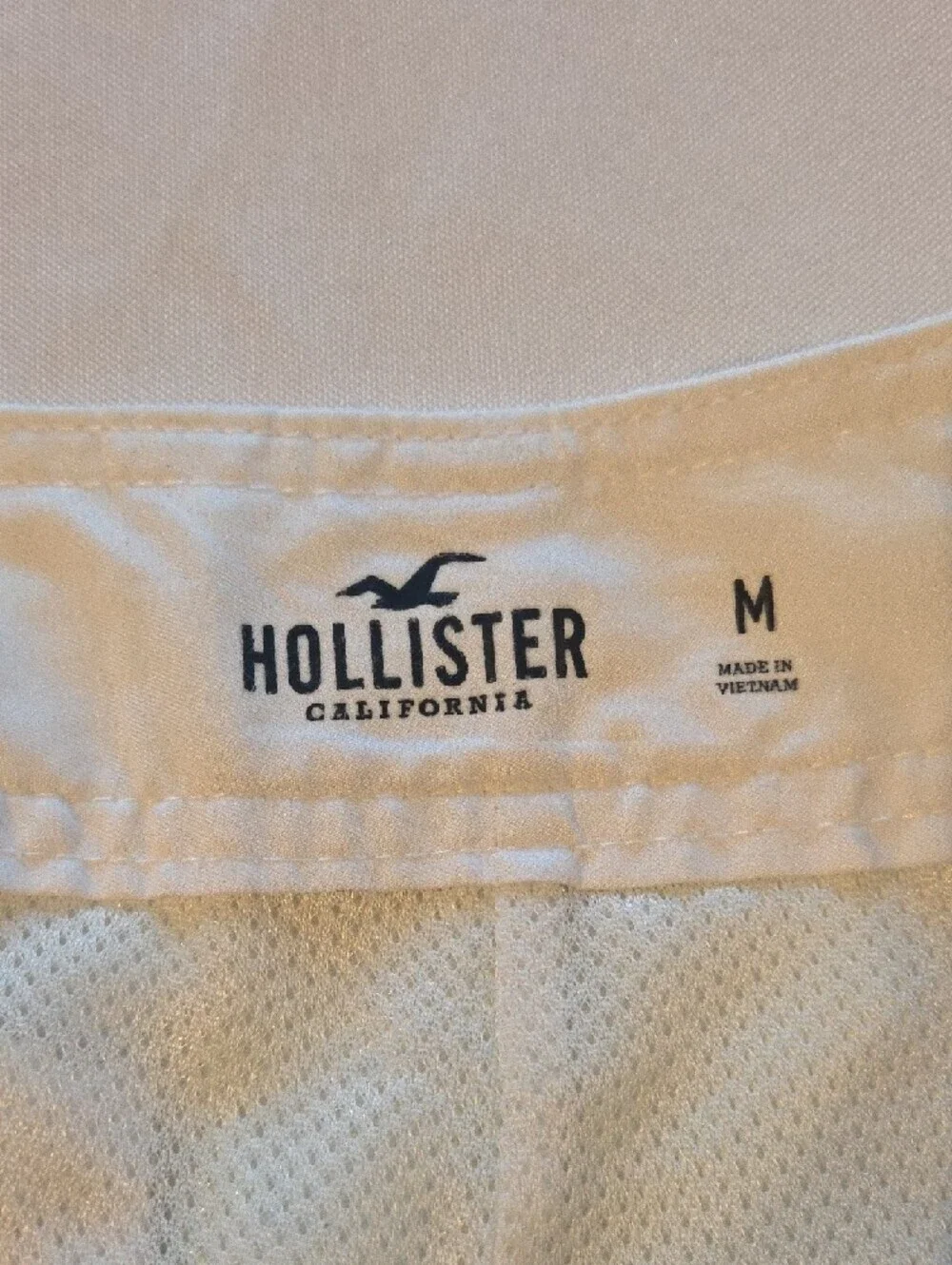 Hollister Teal & Navy Palm-Print Swim Board Shorts